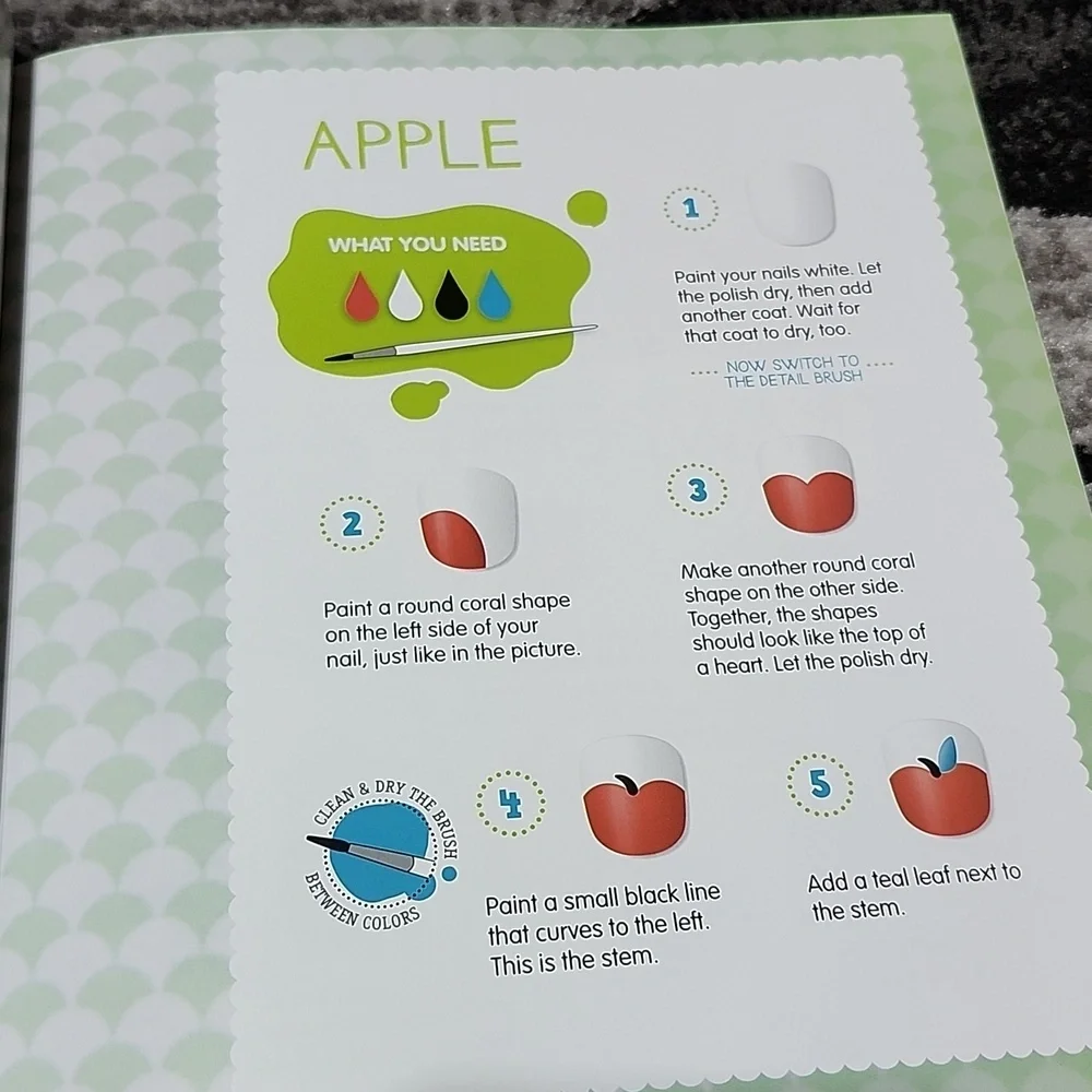 NAIL ART OVER 35 EASY DESIGNS FOR LITTLE FINGERS BOOK BY KLUTZ